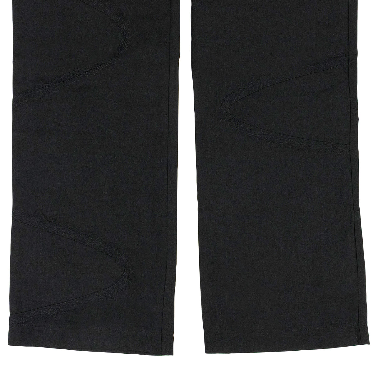 BLACK LA PLUME TROUSERS