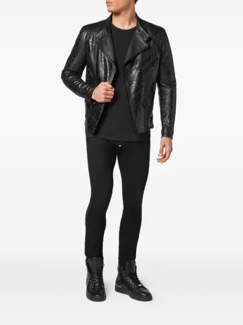 Philipp Plein jacket with Python Skull print