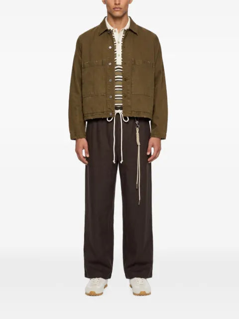 Song For The Mute distressed-effect denim jacket