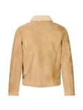Stewart shearling-collar leather jacket