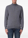 XC half-zip merino wool sweater
