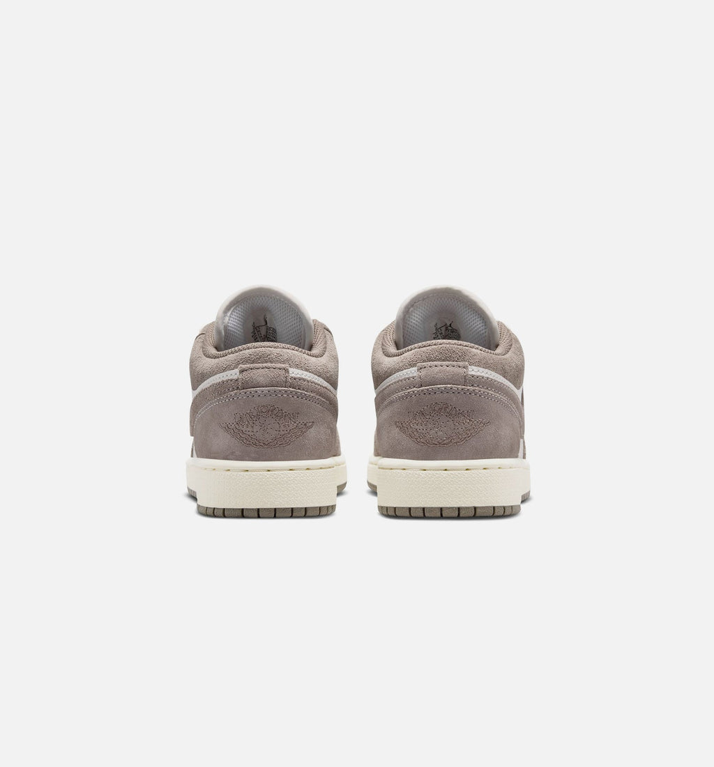 Air Jordan 1 Low Grade School Youth Sneakers - Olive Green