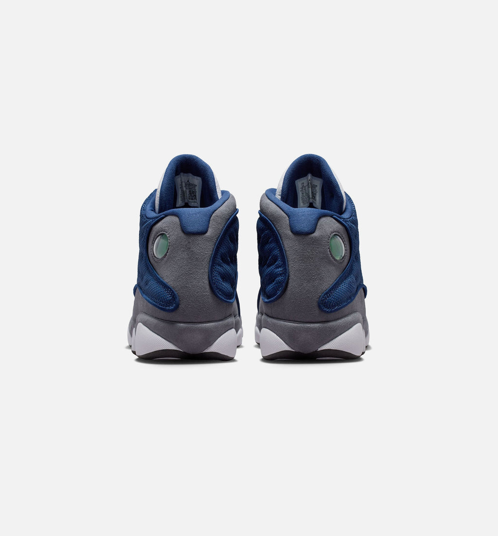 Air Jordan 13 Retro Navy & Flint Grey Men's Shoes - Navy/University Blue/Flint Grey/White