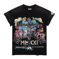 Rough Play Skeleton Cross Rhinestone Sleeveless T-Shirt