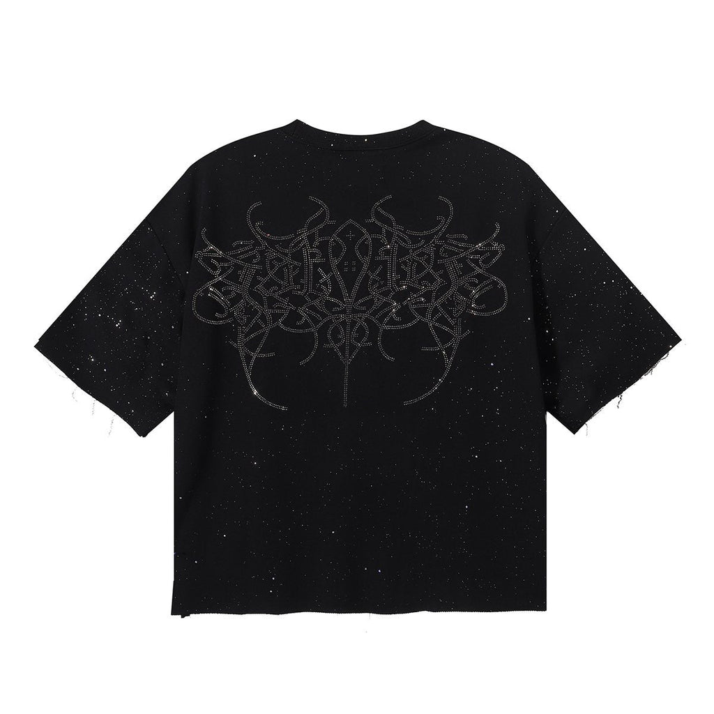 BKYS Revival Skeleton Rhinestone Graphic T-Shirt