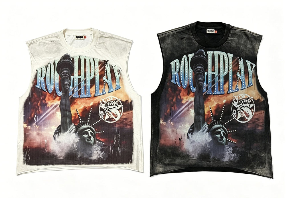 Rough Play Champion Graphic Sleeveless T-Shirt