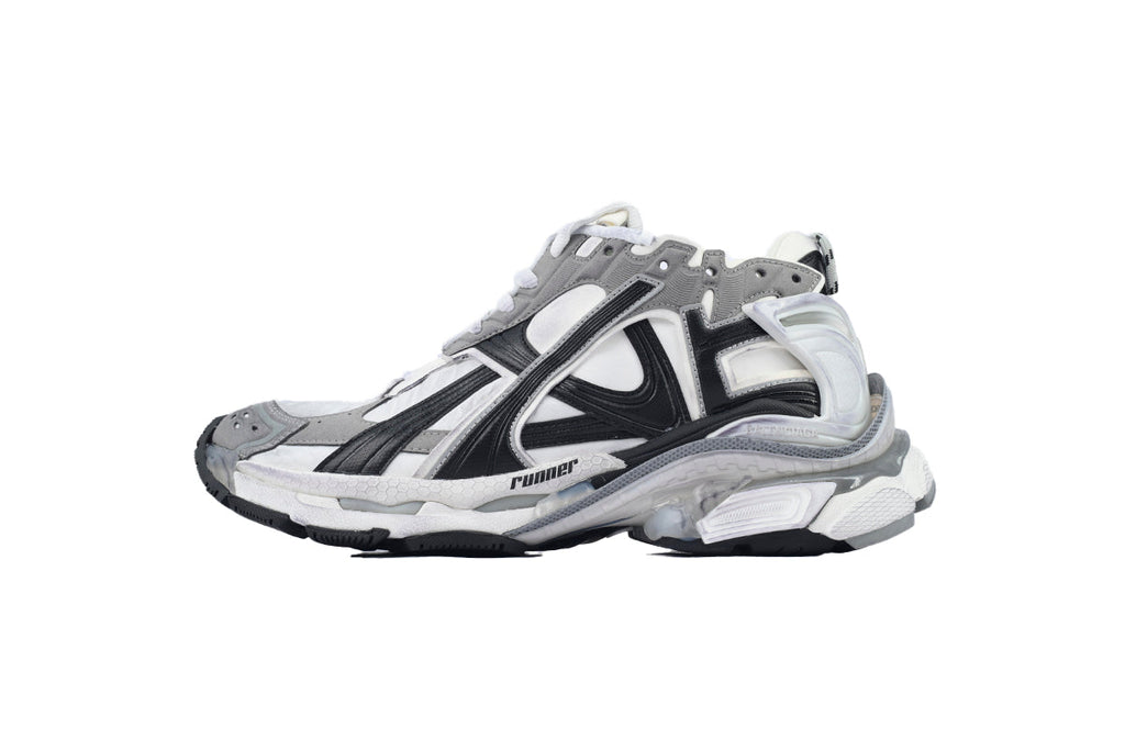Balenciaga Runner Worn Out Grey White Black 772774 W3RNY 9012