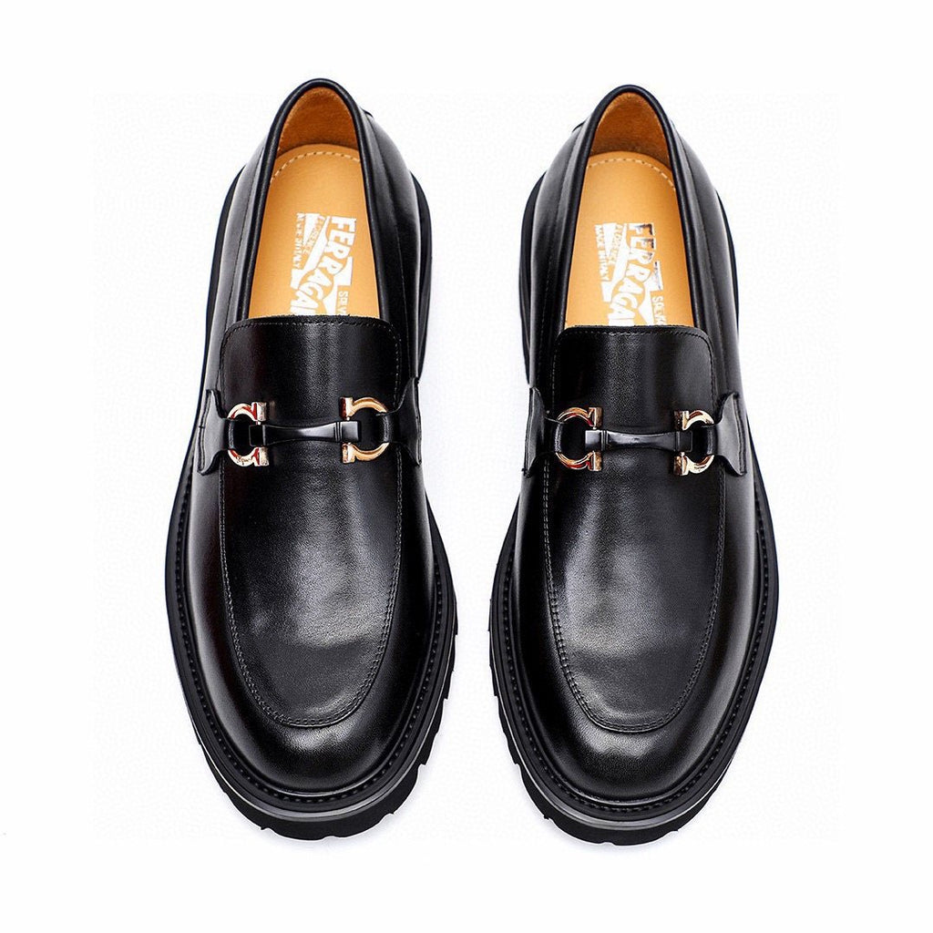 Salvatore Ferragamo Men's Black Bit Loafers